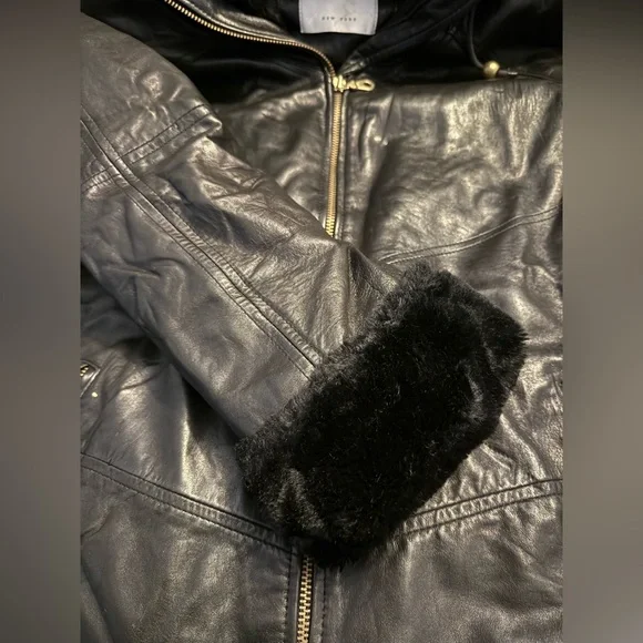 Andrew Marc Men’s Leather Jacket Sz L - Picture 7 of 9